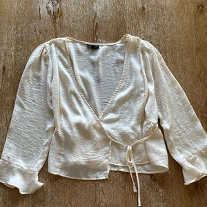 Topshop wrap top
